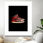 nike air jordan 1 by M Maisur Amin on GIANT ART - black 3d art