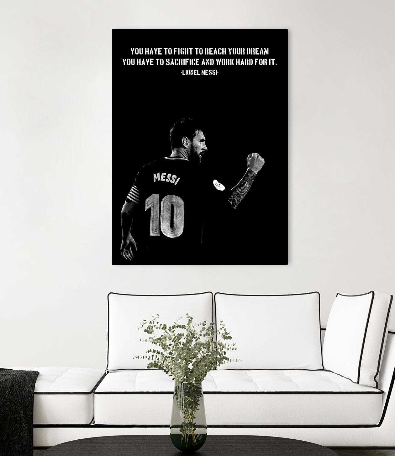 Messi Motivation by Ayyen Khusna on GIANT ART - black mixed media