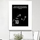 Messi Motivation by Ayyen Khusna on GIANT ART - black mixed media