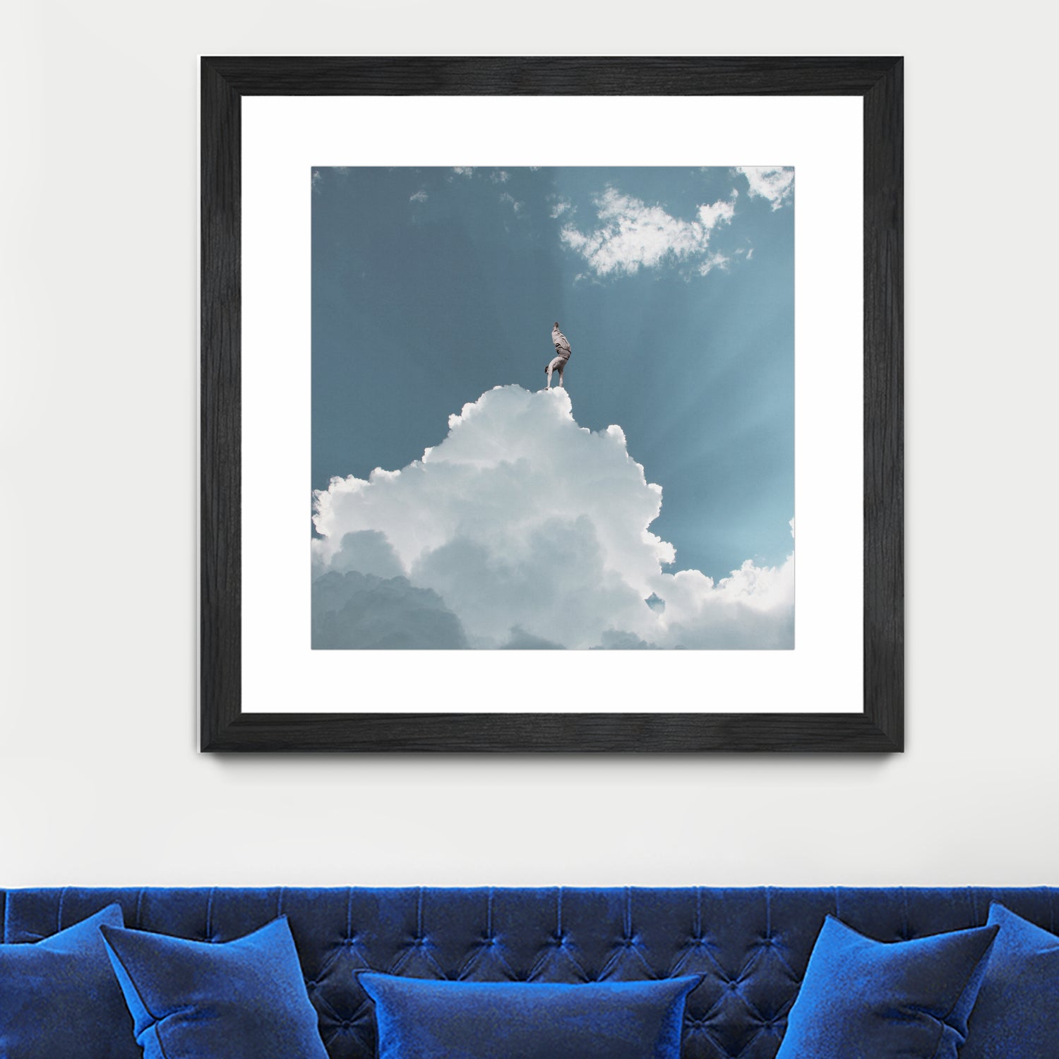 King of the Skies by Isa Valimaki on GIANT ART - blue photo manipulation