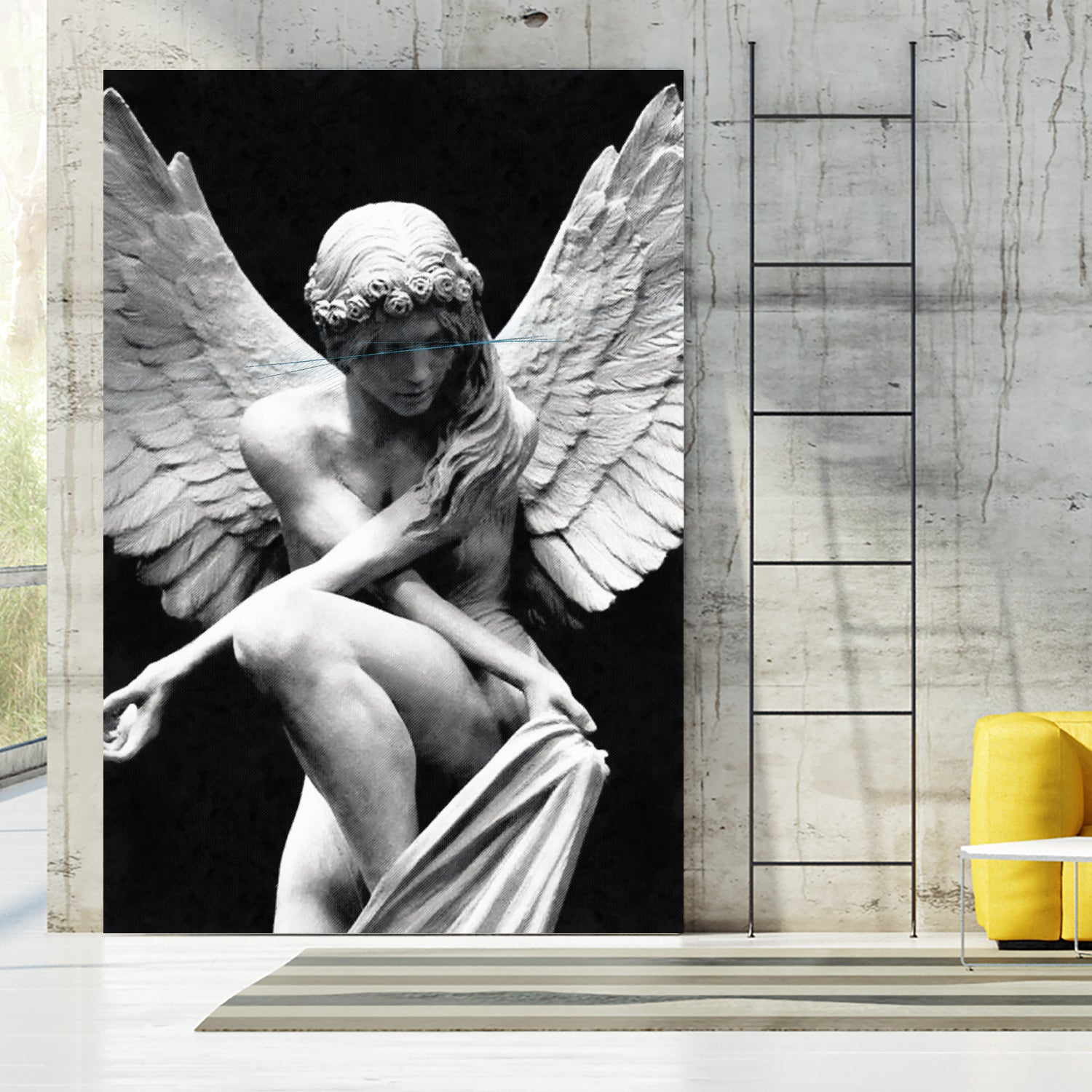 Angel by Menelaos Trompoukis on GIANT ART - black digital painting