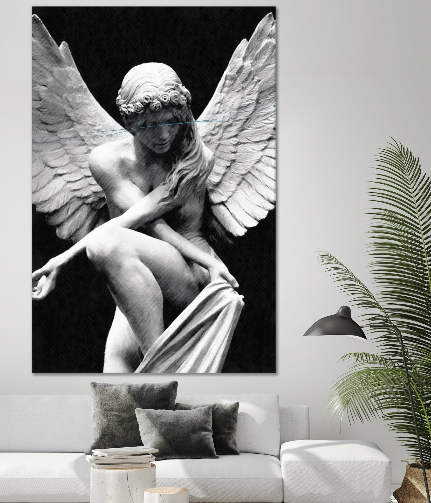 Angel by Menelaos Trompoukis on GIANT ART - black digital painting