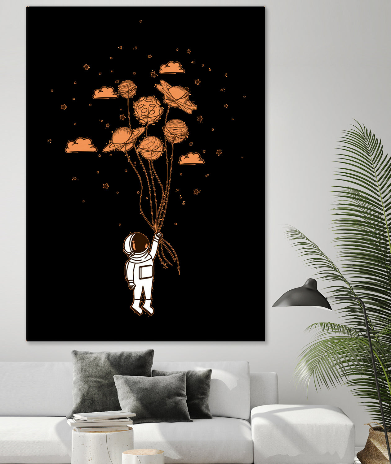 astronaut by diana stephanie on GIANT ART - orange character design