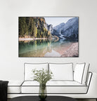 Lake Braies by Luca Cremasco on GIANT ART - green photo manipulation