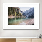 Lake Braies by Luca Cremasco on GIANT ART - green photo manipulation