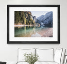 Lake Braies by Luca Cremasco on GIANT ART - green photo manipulation