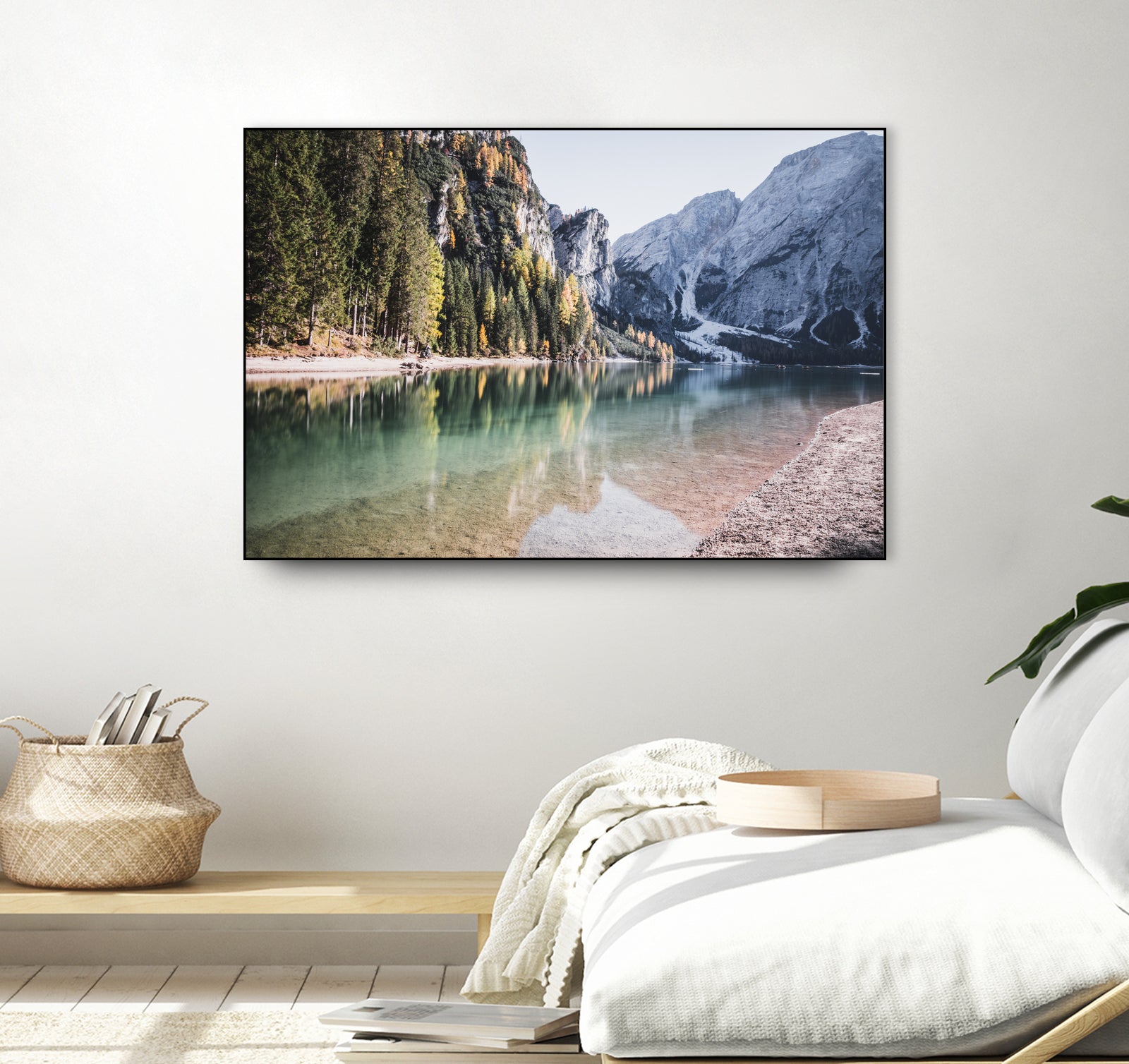 Lake Braies by Luca Cremasco on GIANT ART - green photo manipulation