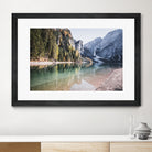 Lake Braies by Luca Cremasco on GIANT ART - green photo manipulation