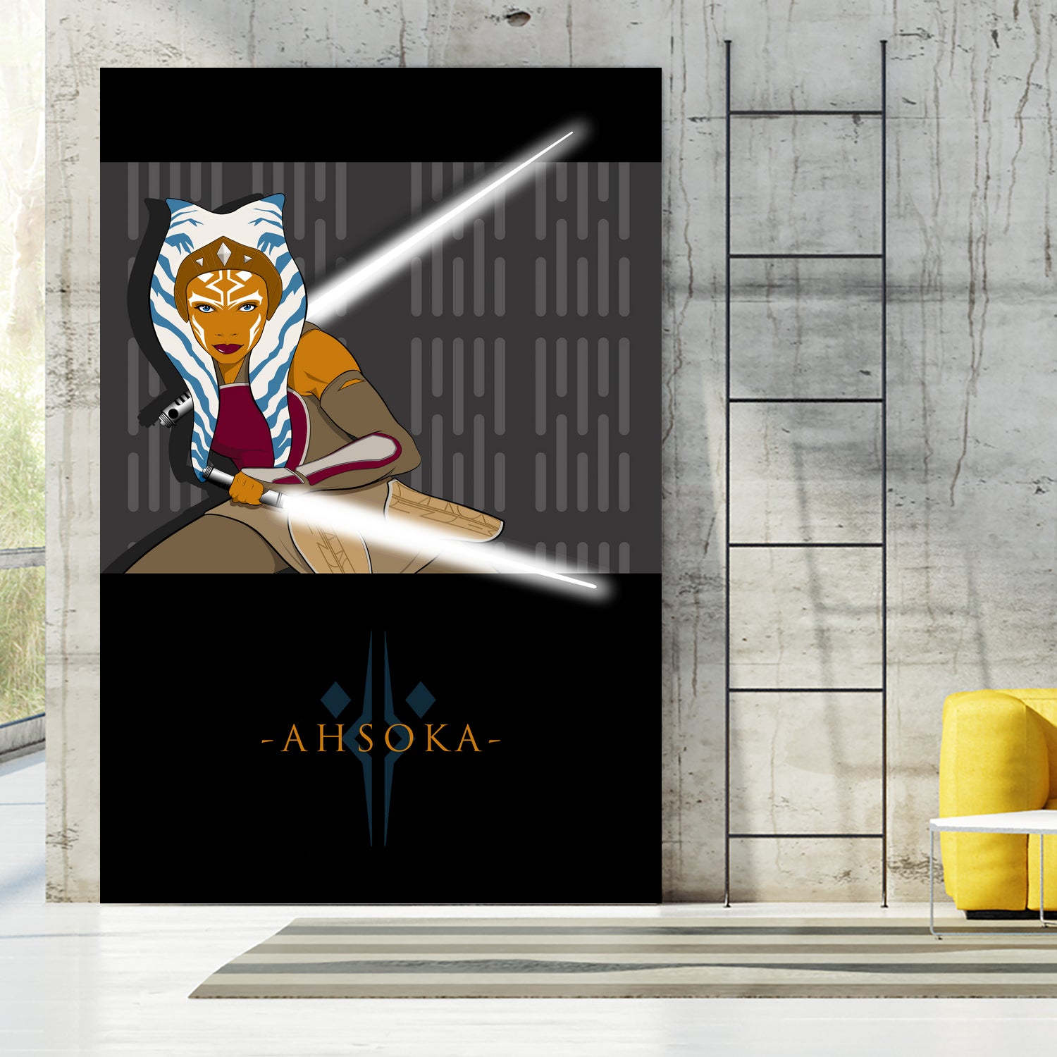 AHSOKA TANO by Ron Santiano on GIANT ART - brown digital drawing