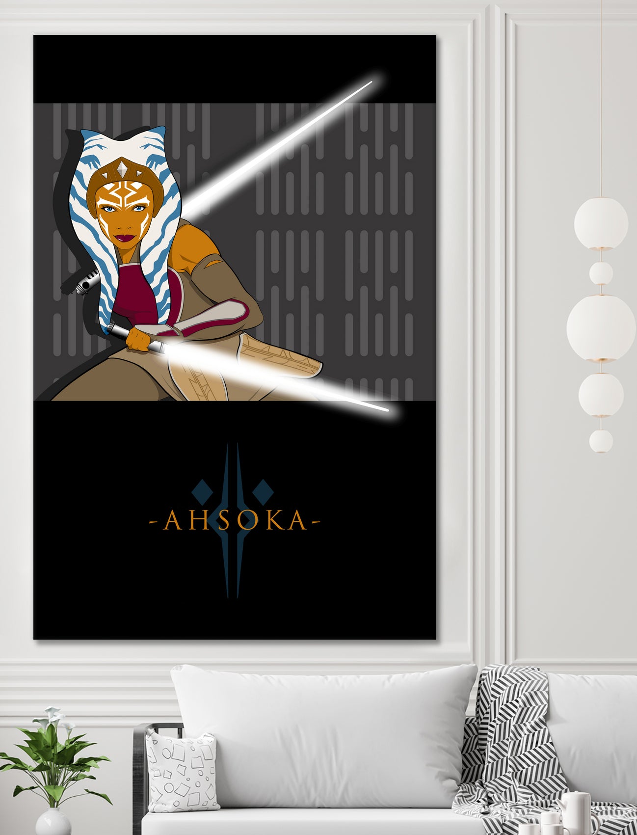 AHSOKA TANO by Ron Santiano on GIANT ART - brown digital drawing