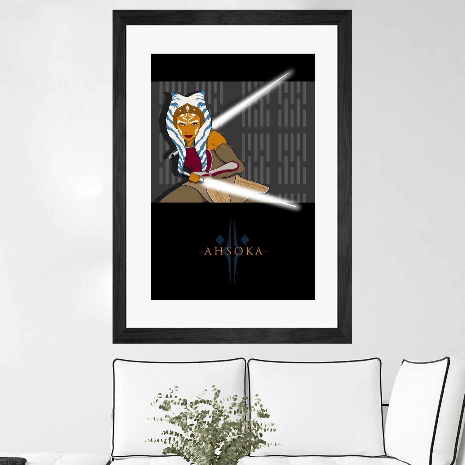 AHSOKA TANO by Ron Santiano on GIANT ART - brown digital drawing