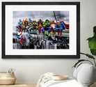 Marvel and DC Superheroes Meet-Up by Dan Avenell on GIANT ART - white digital painting