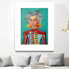 Beethoven by Diego Manuel Rodriguez on GIANT ART - green mixed media