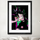 Samurai Japan Print Art Colored by Damian firenza on GIANT ART - fuchsia digital painting