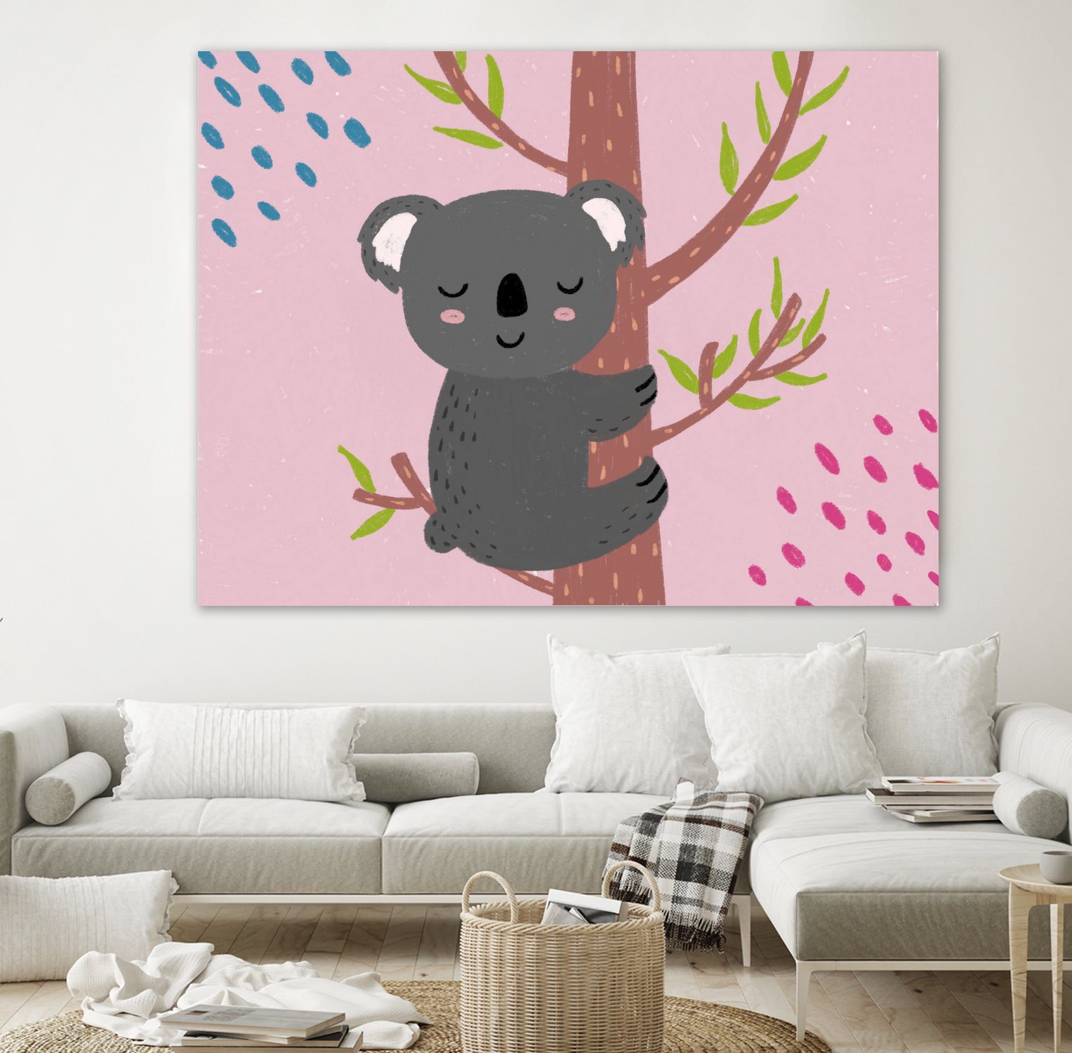 Koala by Natalia Medici on GIANT ART - pink digital drawing