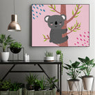 Koala by Natalia Medici on GIANT ART - pink digital drawing