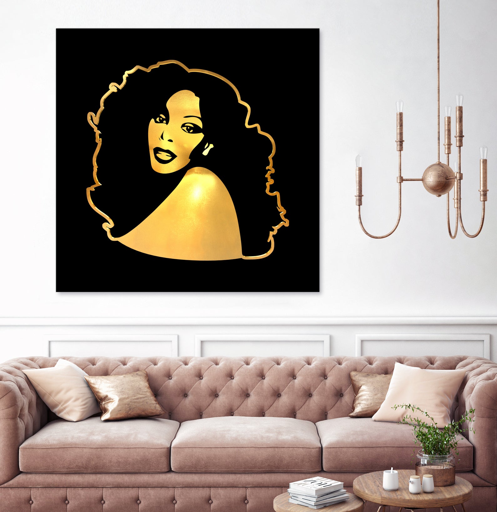 Donna Summer | Gold Series | Pop Art by William Cuccio on GIANT ART - black digital painting