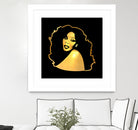 Donna Summer | Gold Series | Pop Art by William Cuccio on GIANT ART - black digital painting