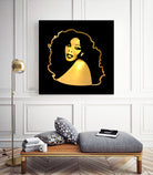Donna Summer | Gold Series | Pop Art by William Cuccio on GIANT ART - black digital painting