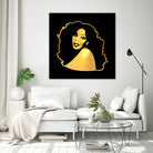 Donna Summer | Gold Series | Pop Art by William Cuccio on GIANT ART - black digital painting