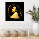 Donna Summer | Gold Series | Pop Art by William Cuccio on GIANT ART - black digital painting