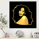 Donna Summer | Gold Series | Pop Art by William Cuccio on GIANT ART - black digital painting