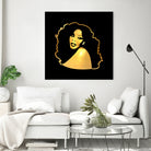 Donna Summer | Gold Series | Pop Art by William Cuccio on GIANT ART - black digital painting