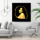 Donna Summer | Gold Series | Pop Art by William Cuccio on GIANT ART - black digital painting