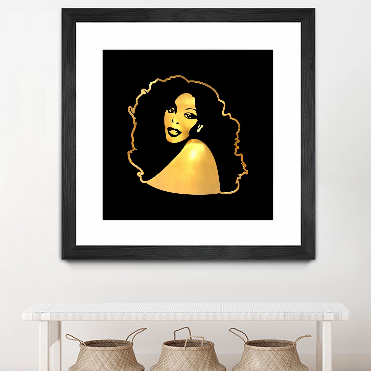 Donna Summer | Gold Series | Pop Art by William Cuccio on GIANT ART - black digital painting