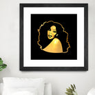 Donna Summer | Gold Series | Pop Art by William Cuccio on GIANT ART - black digital painting