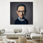 Ruth Bader Ginsburg by Rob Snow on GIANT ART - black digital painting