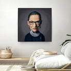 Ruth Bader Ginsburg by Rob Snow on GIANT ART - black digital painting