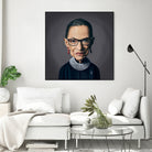 Ruth Bader Ginsburg by Rob Snow on GIANT ART - black digital painting