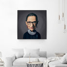 Ruth Bader Ginsburg by Rob Snow on GIANT ART - black digital painting