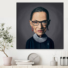 Ruth Bader Ginsburg by Rob Snow on GIANT ART - black digital painting