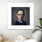 Ruth Bader Ginsburg by Rob Snow on GIANT ART - black digital painting