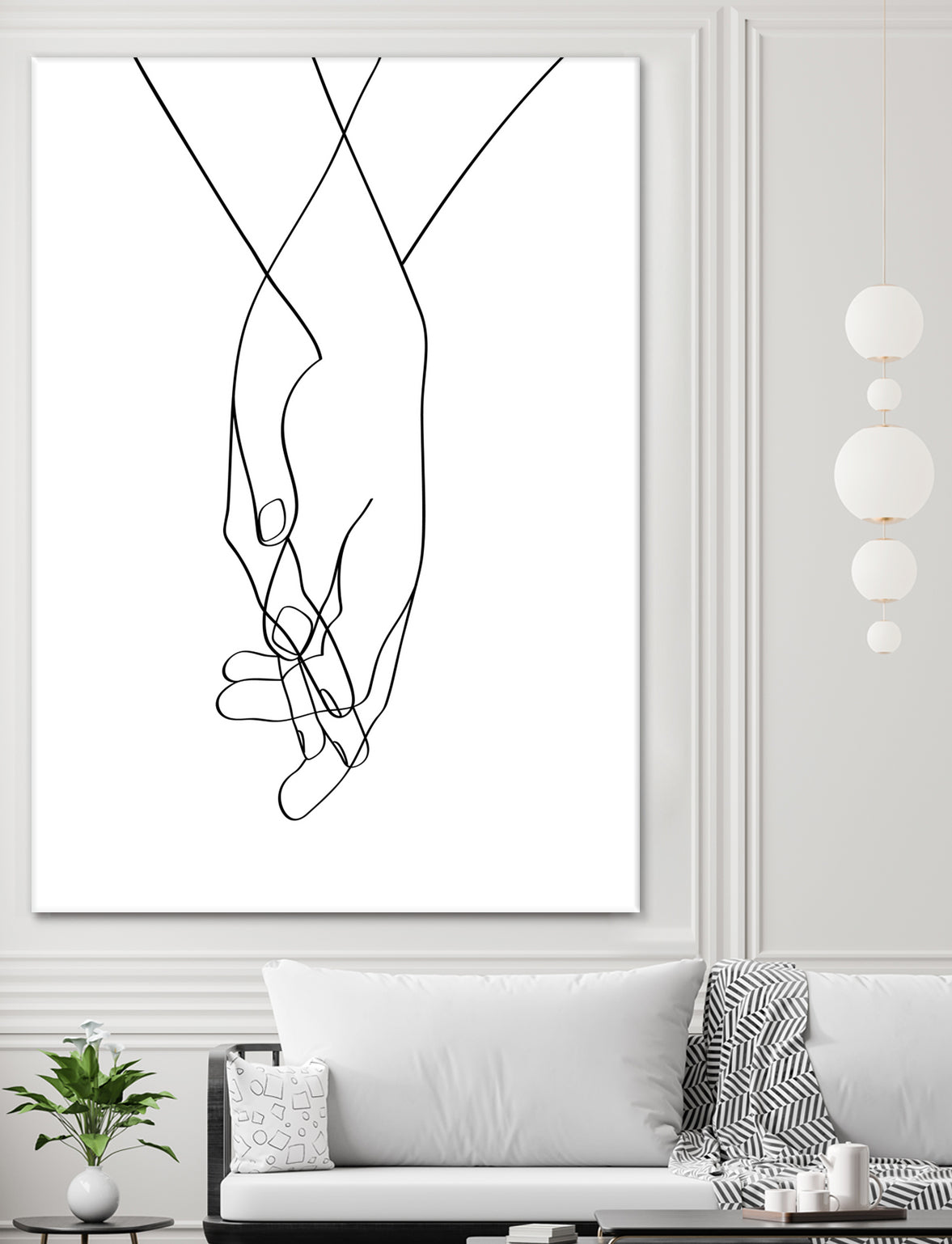 Lovers Hands by Faruk Soyarat on GIANT ART - white digital painting