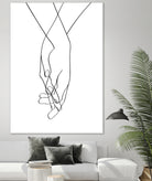 Lovers Hands by Faruk Soyarat on GIANT ART - white digital painting