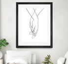 Lovers Hands by Faruk Soyarat on GIANT ART - white digital painting