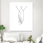 Lovers Hands by Faruk Soyarat on GIANT ART - white digital painting