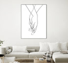 Lovers Hands by Faruk Soyarat on GIANT ART - white digital painting