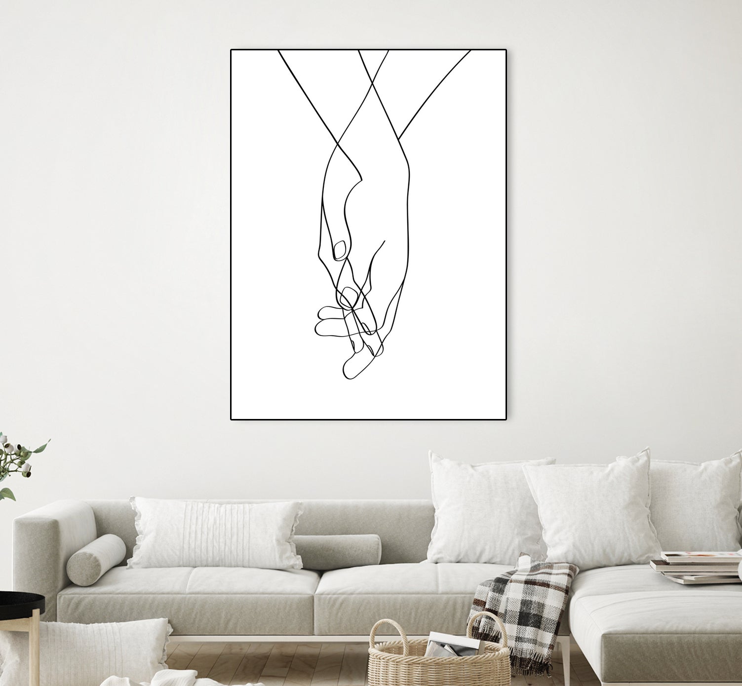 Lovers Hands by Faruk Soyarat on GIANT ART - white digital painting