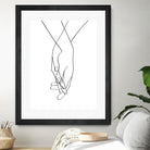 Lovers Hands by Faruk Soyarat on GIANT ART - white digital painting