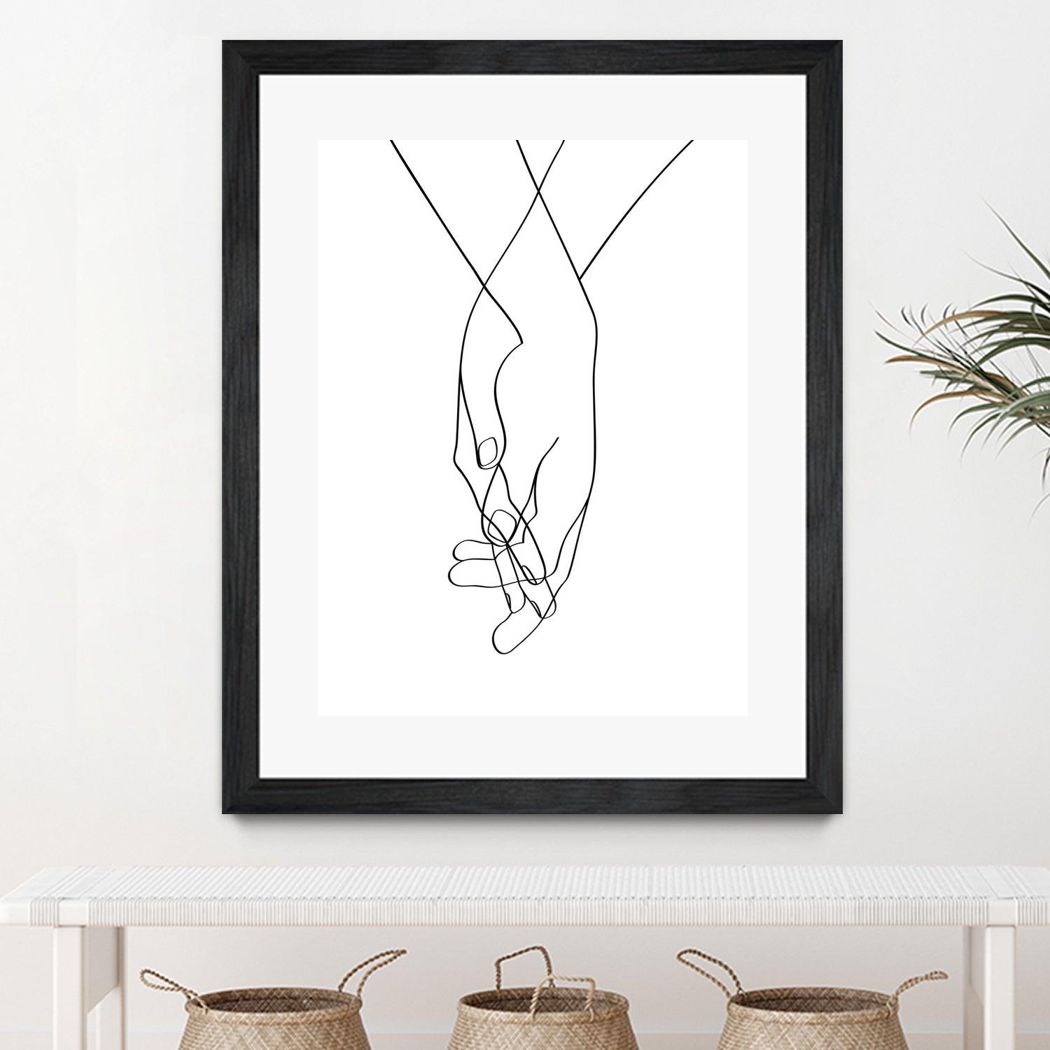 Lovers Hands by Faruk Soyarat on GIANT ART - white digital painting