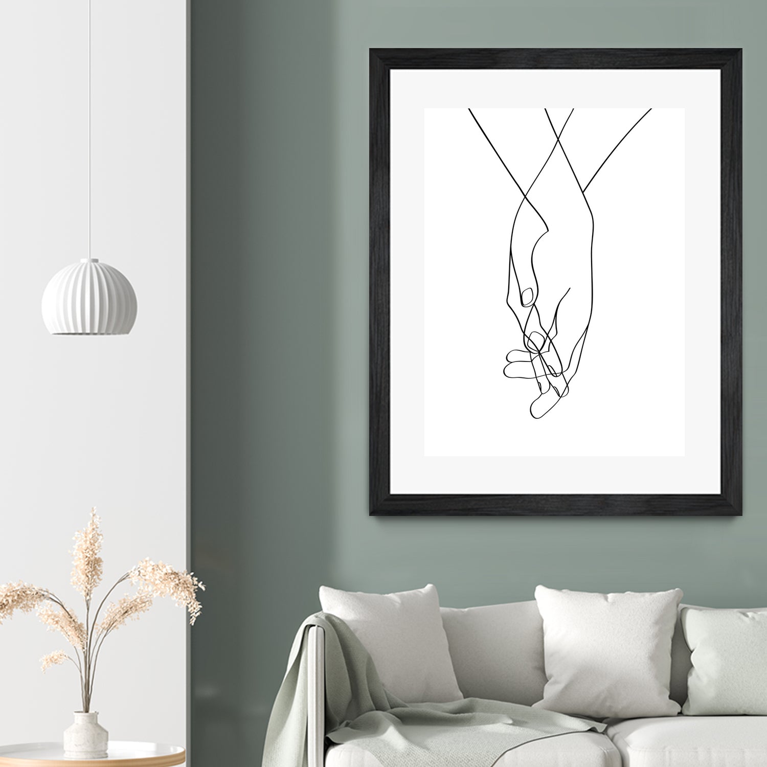 Lovers Hands by Faruk Soyarat on GIANT ART - white digital painting