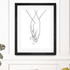 Lovers Hands by Faruk Soyarat on GIANT ART - white digital painting