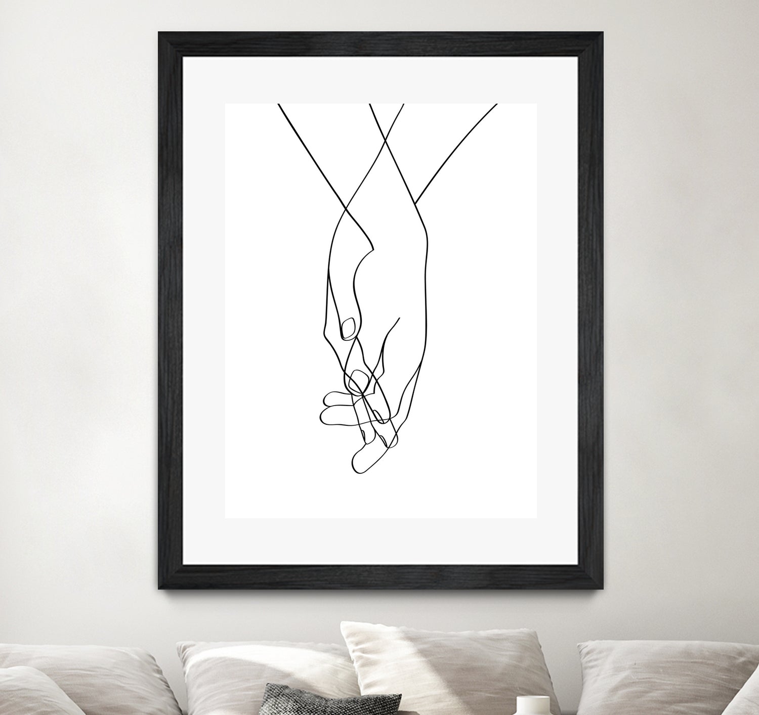 Lovers Hands by Faruk Soyarat on GIANT ART - white digital painting