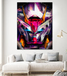 Gundam Crystal by Christian Velazquez on GIANT ART - fuchsia game design