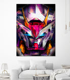 Gundam Crystal by Christian Velazquez on GIANT ART - fuchsia game design