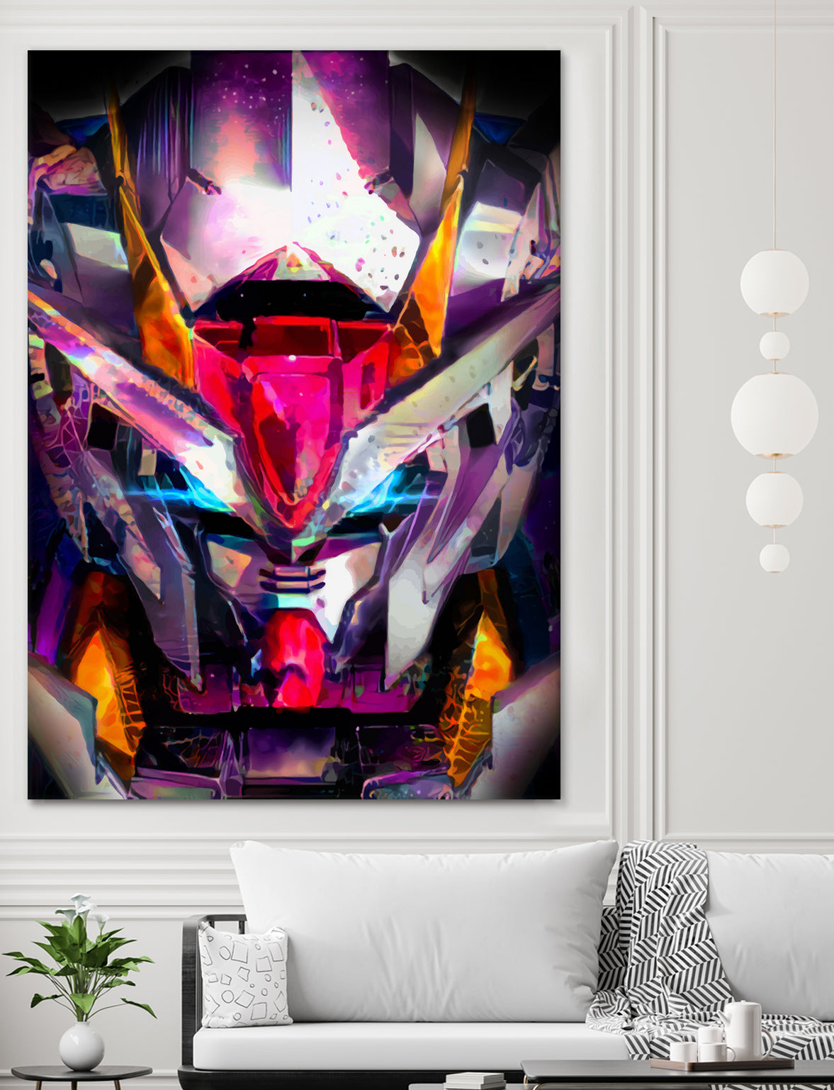 Gundam Crystal by Christian Velazquez on GIANT ART - fuchsia game design